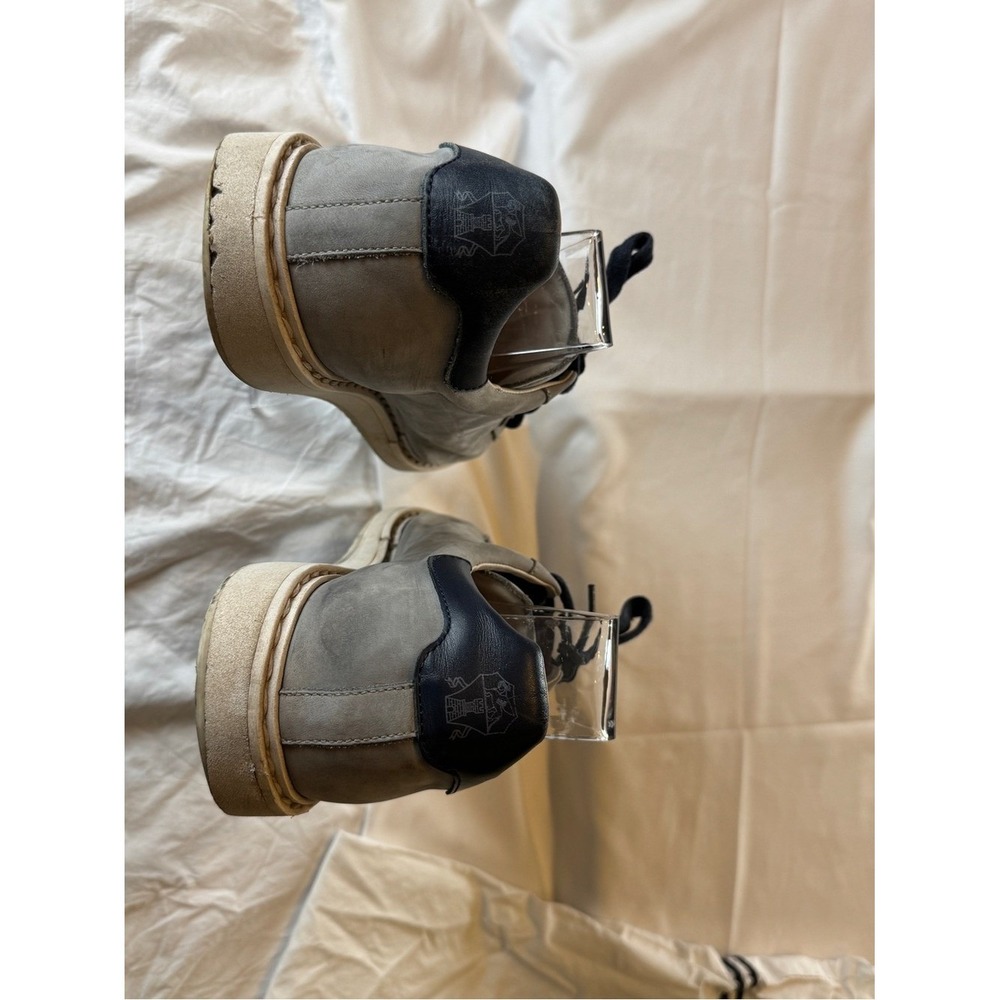 Brunello Cucinelli Men's 43 Gray Nubuck Suede Leather Low Top Sneakers Italy - Picture 8 of 9